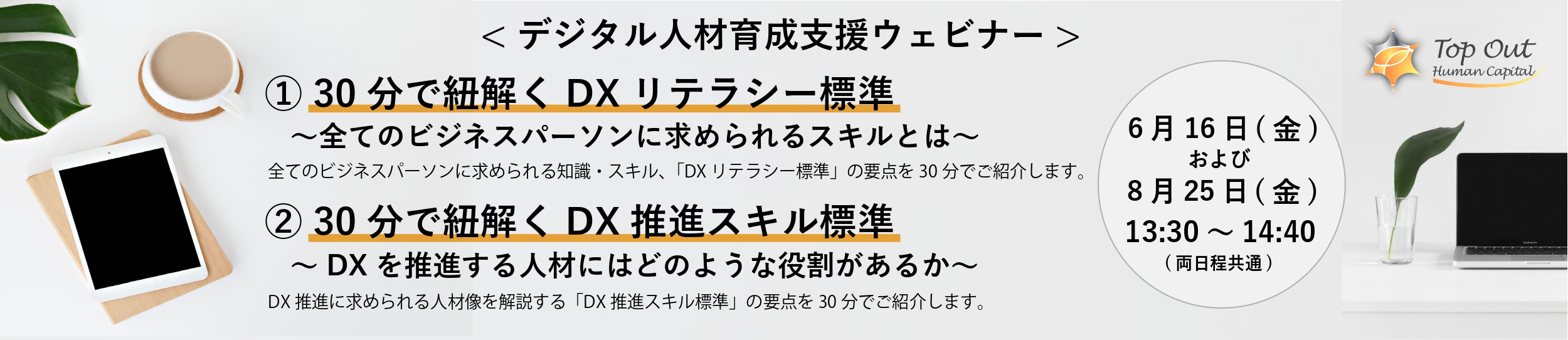 30分で紐解くDXリテラシー標準 / 30分で紐解くDX推進スキル標準